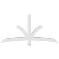 thumbnail image 4 of 72"W x 36"H x 4"D x 4"F, 12/12 Pitch, Davenport Architectural Grade PVC Gable Bracket, 4 of 8