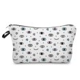thumbnail image 1 of Neceser con estampado de mal de ojo para mujer, bolsa de aseo con estampado Digital, organizador de viaje, bolsa de maquillaje, estuche para lápices Fivean unisex, 1 of 2
