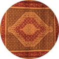 thumbnail image 1 of Ahgly Company Indoor Round Persian Orange Traditional Area Rugs, 4' Round, 1 of 1
