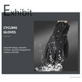 thumbnail image 5 of NICEXMAS Men’s Cold Weather Cycling Gloves, 1 Pair Black Windproof Full Finger Touchscreen Compatible Gloves, 5 of 6