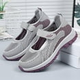 thumbnail image 6 of ibiyuan Orthopedic Shoes for Women Mesh Knitted Low Top Walking Shoes Arch Support Non- Sole Women's Fashion Sneakers Breathable Hands Free Mary Jane Flats Women Workout Gym Shoes, 6 of 9