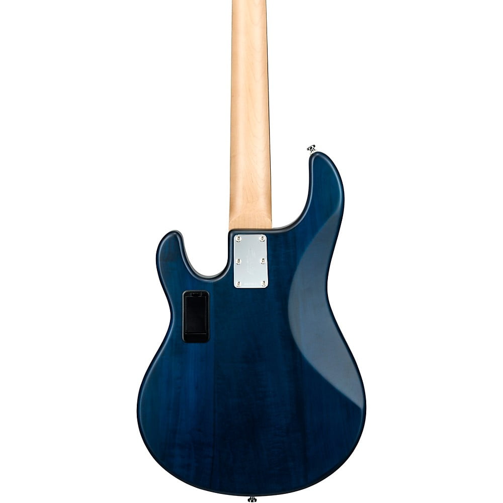 Sterling by Music Man StingRay RAY5 5-String Electric Bass Guitar Transparent Blue