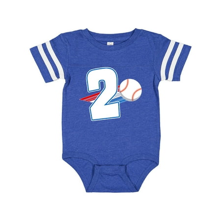 

Inktastic Second Birthday Baseball Gift Baby Boy or Baby Girl Bodysuit
