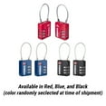 thumbnail image 3 of Brinks 3-Dial Combination TSA Luggage Padlock with 1-7/10in Steel Cable Shackle, 2-Pack, 3 of 12