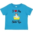 thumbnail image 3 of Inktastic I Love My Shih Tzu Dog Boys or Girls Toddler T-Shirt, 3 of 5