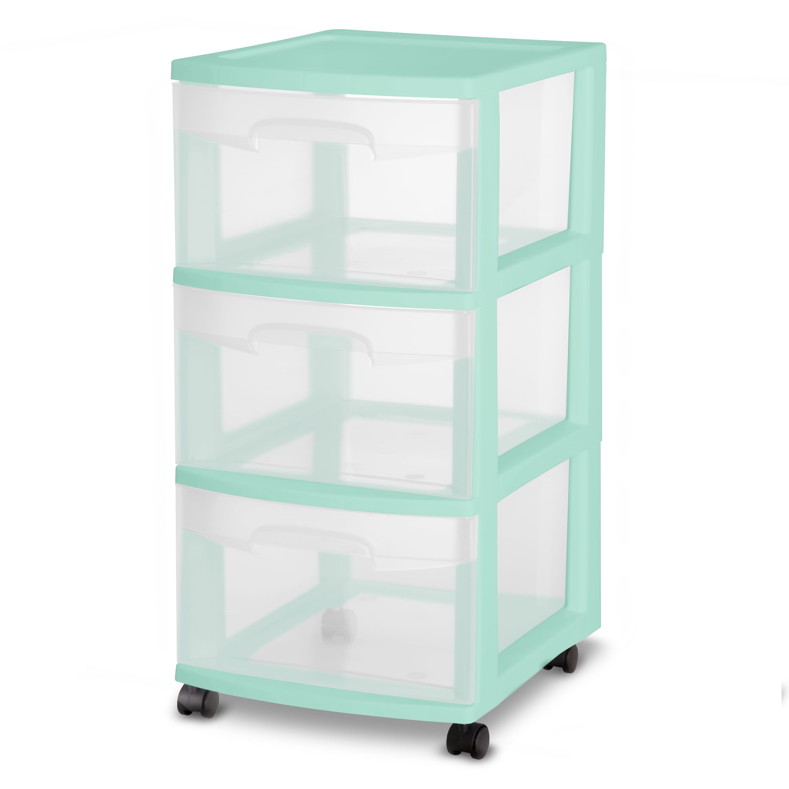 Sterilite 3 Drawer Cart Classic Mint Brickseek