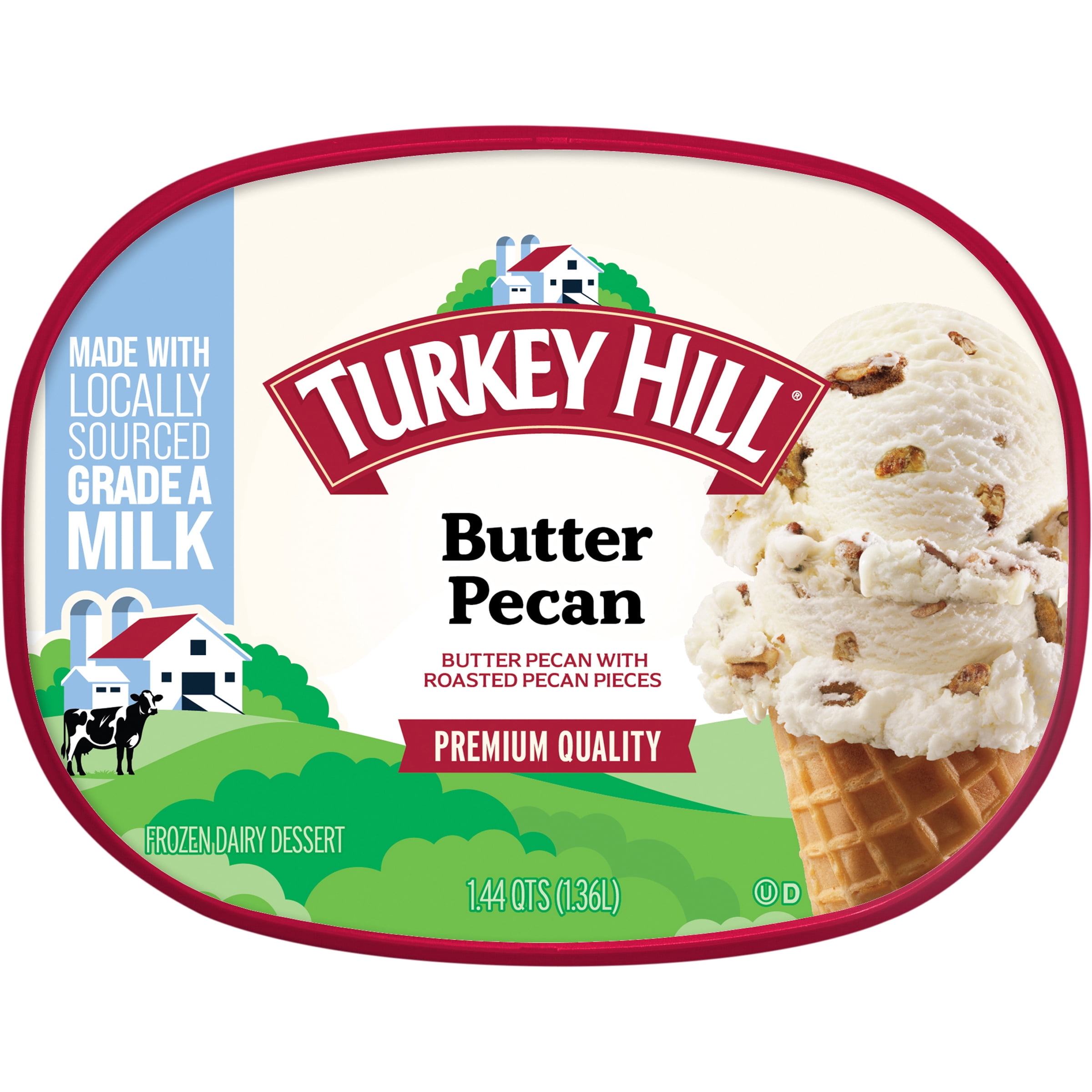 Turkey Hill Butter Pecan Premium Ice Cream, 46 fl oz