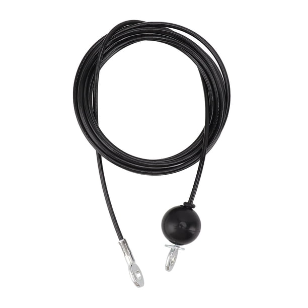 Replacement Fitness Pulley Cable for Home Gym, Heavy Duty Steel Cable, Replacement Accessory for Home Gym Equipment, Black, 4m/13.1ft