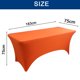 thumbnail image 2 of [6 pies] Funda para mesa de patio elástica rectangular, ajustada, lavable y resistente a las arrugas para eventos, bodas, banquetes y fiestas, 2 of 5