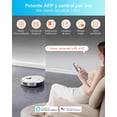 thumbnail image 5 of ILIFE Robot Aspirador, Navegación Láser Inteligente y Mapeo de Múltiples Suelos,5000Pa,150 min,Compatible con 2.4GHz WiFi/Alexa/Google, Ideal para Pelo de Mascota,Suelo Duro y Alfombra de Pelo (A30), 5 of 5