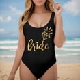 thumbnail image 2 of MKLEKYY Traje De Baño Mujer Women Fashion Letter Print Piece Swimsuit Sexy Bikini Swimwear Bathing Sleeveless Backless Swimsuit 1829, 2 of 4