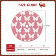 thumbnail image 3 of Daiia Butterfly 2 Drawing Merry Christmas Tree Skirt , Xmas Large Lace-up Tree Skirt, Santa Snowflakes Rustic Home Decorations New Year Party Farmhouse Decor-36", 3 of 7