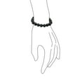 thumbnail image 2 of Bling Jewelry Womens Black Onyx Gemstone Strand Stackable 10MM Bead Bracelet Cord String Adjustable, 2 of 3