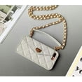 thumbnail image 3 of Wallet Case Compatible with iPhone, Pretty Luxury Bag Design, Purse Flip Card Pouch Cover Soft Silicone Case with Hand Holder Long Shoulder Strap(Gray,iPhone XS max), 3 of 6