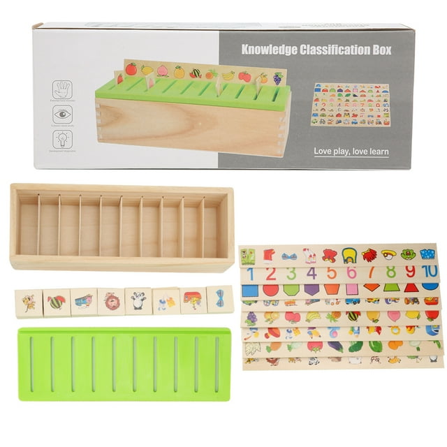 Puzzle Toy, Wooden Improve Cognition Ability Children Toy Numbers Fruit For Outdoor For Home
