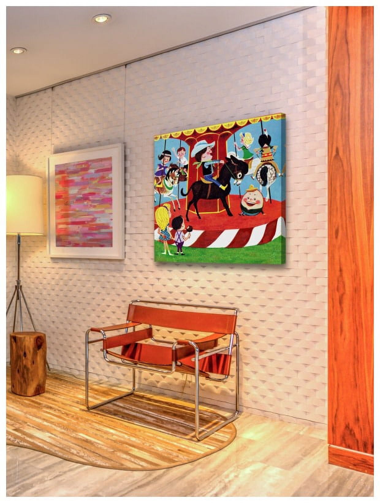 Marmont Hill "Carousel" by Curtis Painting Print on Canvas