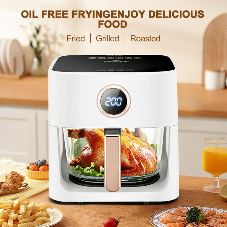 Air Fryer Large Capacity Intelligent Transparent Intelligent Visual  Electric Frying Oven Fully Automatic and Multifunctional - AliExpress