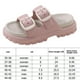 thumbnail image 2 of Zapatos Ducha Almohada Nube Diapositivas Doble Hebilla Ajustable para Mujeres Hombres, 2 of 9