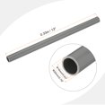 thumbnail image 2 of Uxcell Rigid Round Pipe 16mm ID 20mm OD 330mm/13" Light Grey High Impact for Water Pipe Crafts Cable Sleeve, 2 of 6