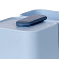 thumbnail image 4 of Estante organizador de de Montaje en pared doble Sin pegamento Adsorción de PP Almacenamiento de maquillaje Dispensador Taza Azul, 4 of 9