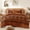 Burnt Orange-floral Embroidery, variant on Western Boho Farmhouse Embroidered Comforter Bed in a Bag 7 Pieces Bedding Set, Aztec Geometric Embroidery Bedding with Comforter, Sheets, Pillowcases & Shams