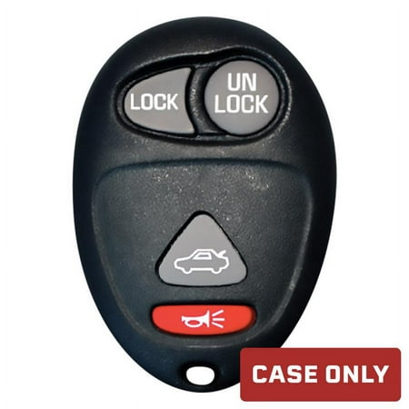 DURAKEY - Replacement Case for Select Buick, Chevrolet, Oldsmobile, and Pontiac Remotes - Black