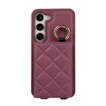thumbnail image 6 of Crossbody Wallet Case for Samsung Galaxy S22 with Make-up Mirror, PU Leather Lanyard Purse Magnetic Clasp Card Holder, Flip Kickstand Shockproof Phone Cover for Samsung Galaxy S22, Winered, 6 of 7