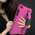 thumbnail image 6 of Dteck Shockproof Case Compatible with Samsung Galaxy Tab A 8.0 inch 2019 Model SM-T290 T295 T297, Heavy Duty Rugged Hybrid Drop-Proof Kickstand Case With Shoulder Strap, Hot Pink, 6 of 7