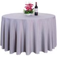 thumbnail image 4 of Round Solid Color Polyester Tablecloth Household Tablecloth (royal Blue), 4 of 5