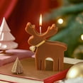 thumbnail image 6 of Cute Christmas Reindeer Candle Winter Scented Candle Soy Wax Aromatherapy Candle Christmas Holiday Party Decoration, 6 of 6