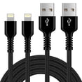 thumbnail image 1 of TYPPKMM 2 Pack 6ft iPhone Charger Cord, Nylon Braided USB-A Fast Charging Cable Compatible with iPhone 14/13/12/11/X, 1 of 1