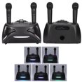thumbnail image 1 of Portable Karaoke Machine, Powerful  PA Speaker System With 2  Microphones LED Lights, Rechargeable Battery Speaker /USB Memory Card Karaoke Machine For Kids And Adults, 1 of 8