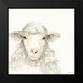 thumbnail image 2 of Marrott, Stephanie 12x12 Black Modern Framed Museum Art Print Titled - On The Farm Sheep, 2 of 5
