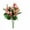 Pink #2, variant on 18-Head Artificial Flowers Bouquet - 6 Stems Plastic Floral Arrangement for Home Decor | Pink, Yellow, White, Orange, Red | 14.17" Tall | Fade & Water Resistant