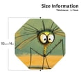 thumbnail image 2 of Honeii Quirky Cartoon 123 Print Leather Coaster Set of 4, Ideal for Safeguarding Your Furniture from Drinks Spills and Effortless Cleanup-Octagon, 2 of 6
