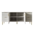 thumbnail image 6 of Castle Place Comtemporary Sideboard Accent Cabinet, Light Grey, 6 of 9