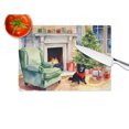 thumbnail image 4 of Schipperke Cozy Christmas Glass Cutting Board Large 12 in x 15 in, 4 of 5