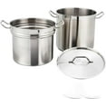 thumbnail image 2 of Winware by Winco Stainless Double Boiler With Cover 16 Quart, 2 of 4
