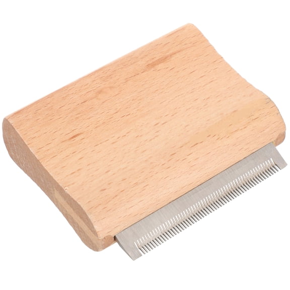 Topbathy Metal Horse Grooming Comb for Shedding and Cleaning Large Animals with Comfortable Design