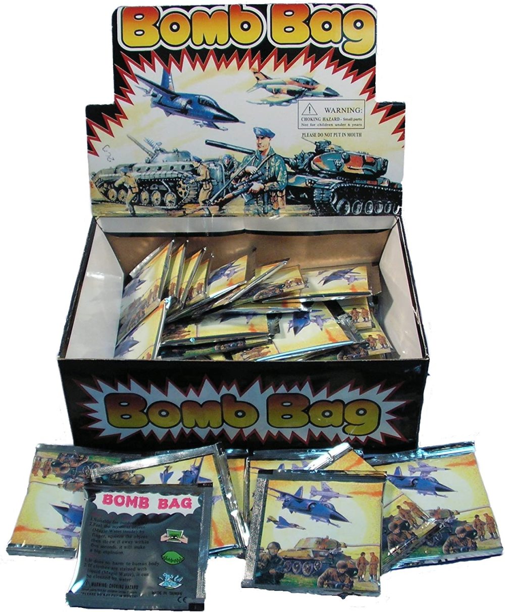 Set of 12 Bomb Bags Explosions