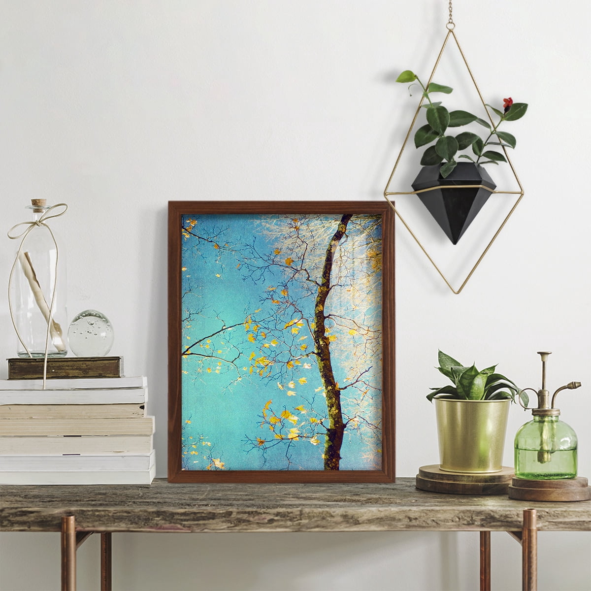 Autumn Tapestry III -Framed Print w/glass-Chestnut