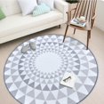 thumbnail image 1 of Tapis Extérieur Rond 60cm - Intérieur / Extérieur-Style 2, 1 of 3