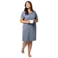 thumbnail image 6 of Fruit of the Loom Women's Soft and Breathable Pajama Sleepshirt, Sizes S-5X, 6 of 7