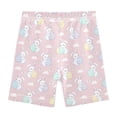 thumbnail image 4 of joogoo Bunny Eggs Rabbit Girls Lined Shorts Bike Dance Bottoms 8Y, 4 of 7