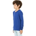 thumbnail image 2 of Daxton Youth Size Long Sleeve Tee Basic Tshirt Tops, Royal T Shirt, Size X-Large, 2 of 4