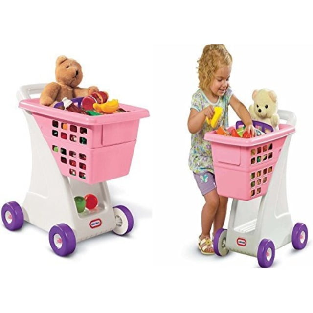 Little Tikes Trolley Toy Shopping Cart Grocery Store Basket Pretend