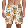 thumbnail image 2 of Goofa Squirrel With Colorful Tail Printed Men's Swim Trunks Board Shorts Quick Dry Mens Swimming Trunks with Compression Liner,Breathable Fit Hawaii Beach Shorts-Large, 2 of 9