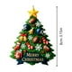 thumbnail image 3 of Adorno acrílico para árbol de Navidad, 8 cm, transparente, ligero, plano, 12 g, decoración navideña para colgar en el árbol de Navidad | Decoración festiva para el hogar | Decoración de temporada, 3 of 5
