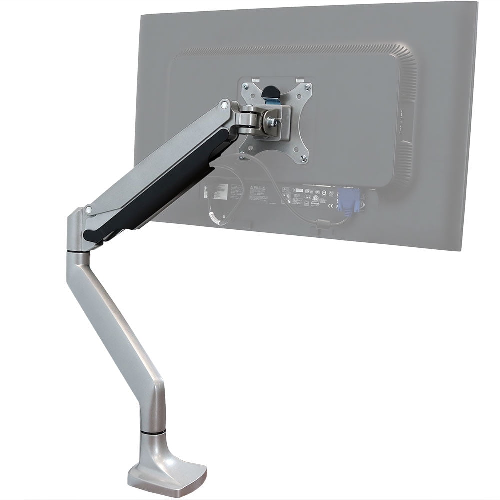 CASL Brands Heightadjustable Single Monitor Desk Mount with Gas Spring