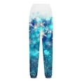 thumbnail image 5 of WXLWZYWL Women Merry Christmas Sweatpants Drawstring Jogger Snowflake Fun Print Elastic Waist Casual Trousers Warm Comfy Pants with Pockets, 5 of 5